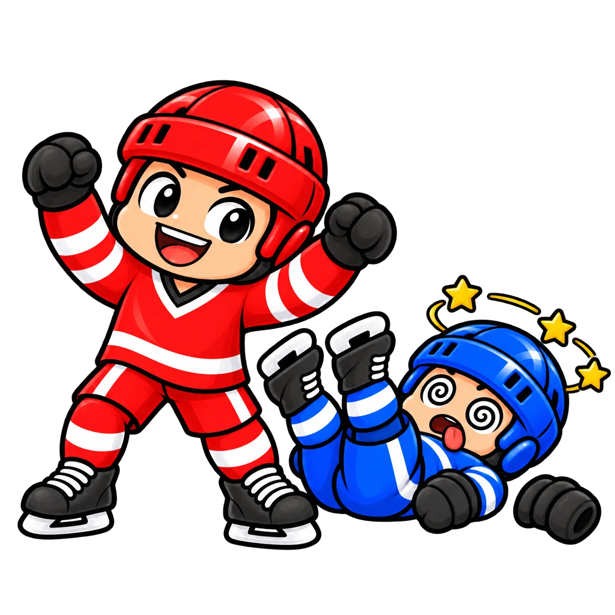 Red team wins a fight